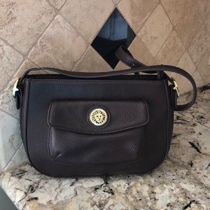 Anne Klein Pebbled Faux Leather /Shoulder Bag